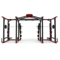 Силовая рама DOUBLE MEGA RACK с аксессуарами MATRIX MAGNUM MR47x2_ALL ACCS Iced Silver